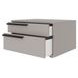 Carter Taupe 2 Drawer Nightstand Set of 2