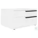 Carter White 2 Drawer Right Nightstand