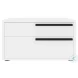 Carter White 2 Drawer Right Nightstand