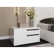 Carter White 2 Drawer Nightstand Set of 2