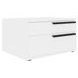 Carter White 2 Drawer Nightstand Set of 2