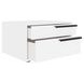 Carter White 2 Drawer Nightstand Set of 2