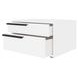 Carter White 2 Drawer Nightstand Set of 2