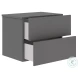 Ayla Matte Gray Nightstand