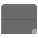 Ayla Matte Gray Nightstand
