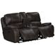 Brookings Charcoal 79" Loveseat with Dual Recliner