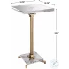 Katrielle Brushed Brass Drink Table