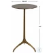 Clement Antique Gold Accent Table