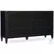 Dolce Vita Black Six Drawer Dresser