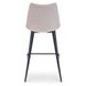 Alibi Beige Performance Fabric Upholstered Bar Stool Set of 2