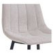 Alibi Beige Performance Fabric Upholstered Bar Stool Set of 2