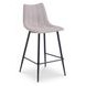 Alibi Beige Performance Fabric Upholstered Bar Stool Set of 2
