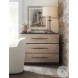 Layered Black And Light Brown Chest