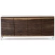 Live Edge Bronzed Iron Sideboard