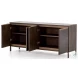 Live Edge Bronzed Iron Sideboard
