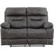 Rudger Gray 83" Manual Reclining Living Room Set