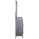 Symmetry Charcoal Rectangular Dresser Mirror with LED
