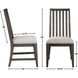Riverdale Black Slat Back Side Chair Set of 2