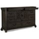 Bellamy Peppercorn 8 Drawer Dresser with Arched Mirror