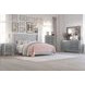 Huxley Gray California King Upholstered Panel Bed