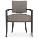 Reserved Seating Gray and Seal Skin Arm Chair