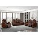 Chester Brown 74" Reclining Console Loveseat with USB Charging