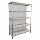 Claremont Silver Storage Rack with Casters