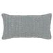 Macie and Rina Stone Gray Rectangular Accent Pillow