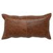 Soco Leather Kona Brown Rectangular Accent Pillow