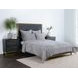 Bari Gray Velvet King Quilt