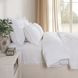 Arcadia White Queen Duvet