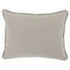 Intrigue Raleigh Natural and Ivory Rectangular Accent Pillow