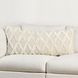 Intrigue Ellett Natural and Ivory Rectangular Accent Pillow