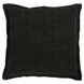 Solstice Charcoal Square Accent Pillow