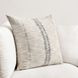 Repose Ria Natural and Black Square Accent Pillow