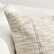 Repose Ria Natural and Black Square Accent Pillow