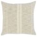 Repose Ria Natural and Ivory Square Accent Pillow