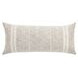 Repose Ria Natural and Ivory Rectangular Accent Pillow
