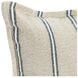 Comporta Delgada Natural and Blue 20 x 20" Accent Pillow