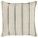 Comporta Delgada Natural and Blue 20 x 20" Accent Pillow