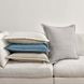 Solstice Ivory Square Accent Pillow