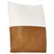 Villa Classics Canyon Ivory and Chestnut Square Accent Pillow