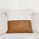 Villa Classics Canyon Ivory and Chestnut Square Accent Pillow