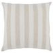 Comporta Atwater Ivory and Natural Square Accent Pillow