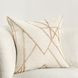 Comporta Sintra Ivory and Natural Square Accent Pillow