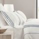 Jayson Blue Stripe Linen Cashmere King Duvet