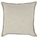Soco Leather Naval Nightfall Blue Square Accent Pillow