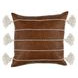 La Dolce Vita Brown Square Accent Pillow