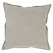Soco Leather Sandstorm Taupe Square Accent Pillow