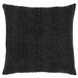 Gratitude Black Square Accent Pillow